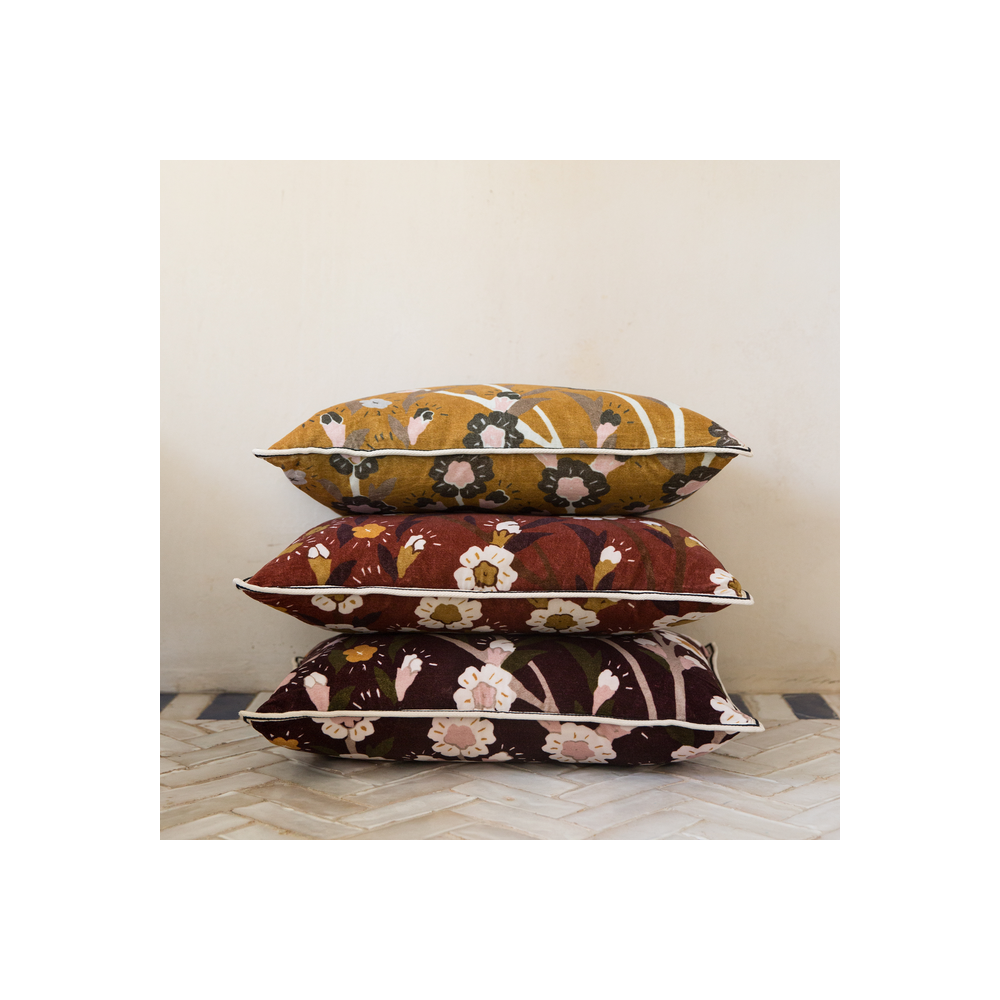 Flora Sunny, Coussin Elitis, 40cmx55cm