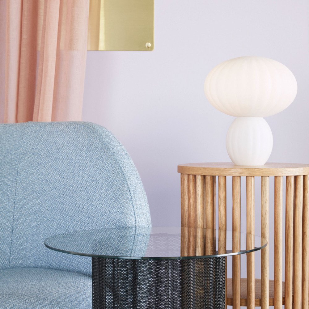 Kumu Lampe de table Blanc, Hubsch Kumu Lampe de table Blanc, Hubsch