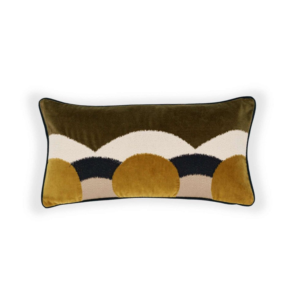 Célestine Army,Coussin Elitis, 25cmx50cm Célestine Army,Coussin Elitis, 25cmx50cm