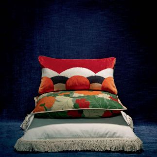 Célestine Papaya, Cushion Elitis, 25cmx50cm