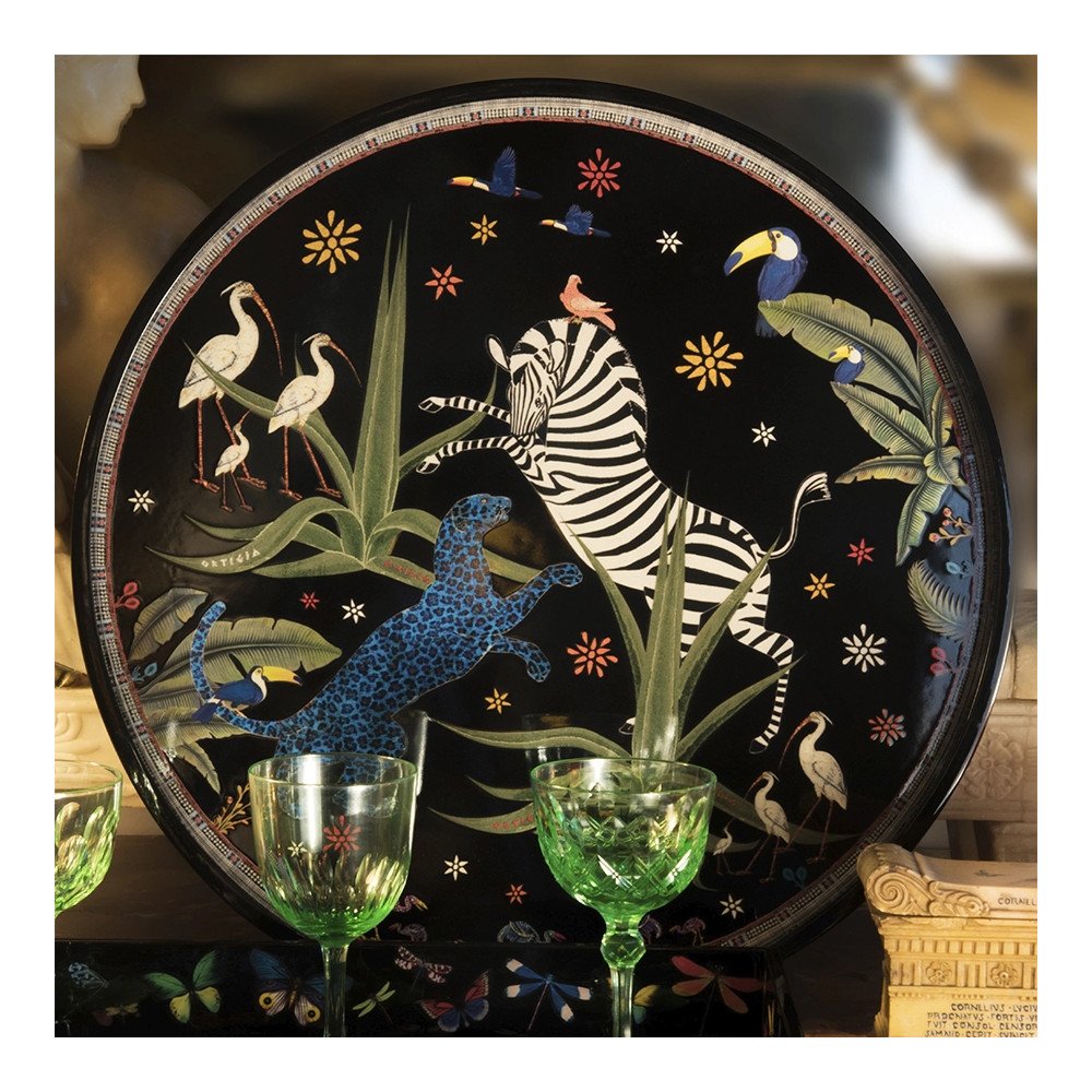 Jungle Tray Multicolore, Plateau Ortigia, 40 cm Jungle Tray Multicolore, Plateau Ortigia, 40 cm