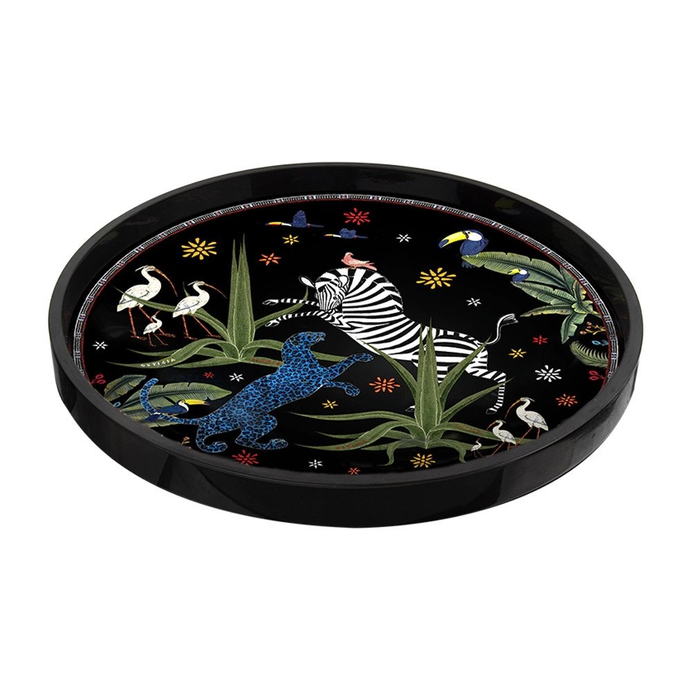 Jungle Tray Multicolore, Plateau Ortigia, 40 cm Jungle Tray Multicolore, Plateau Ortigia, 40 cm