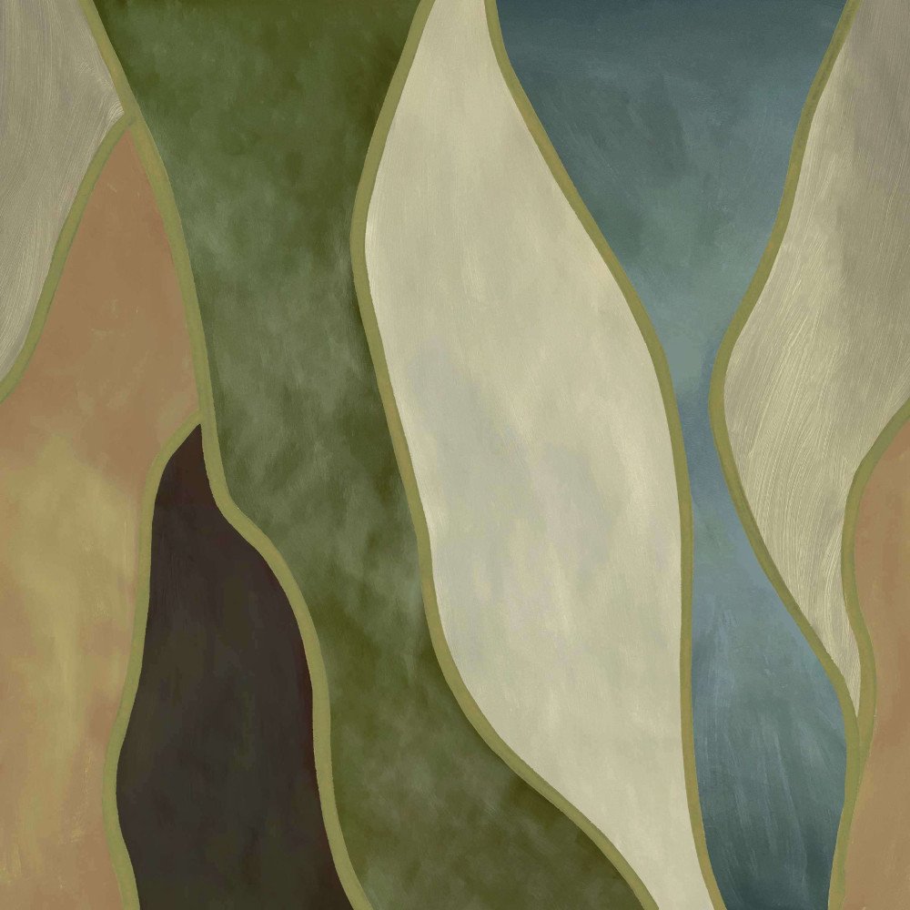 Cobalt Impressionist Forest, panoramic wallpaper, Designers Guild Cobalt Impressionist Forest, panoramic wallpaper, Designers Guild