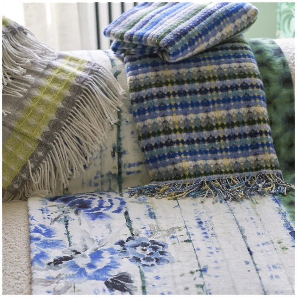 Plaid Marano Cobalt, Designers Guild Plaid Marano Cobalt, Designers Guild