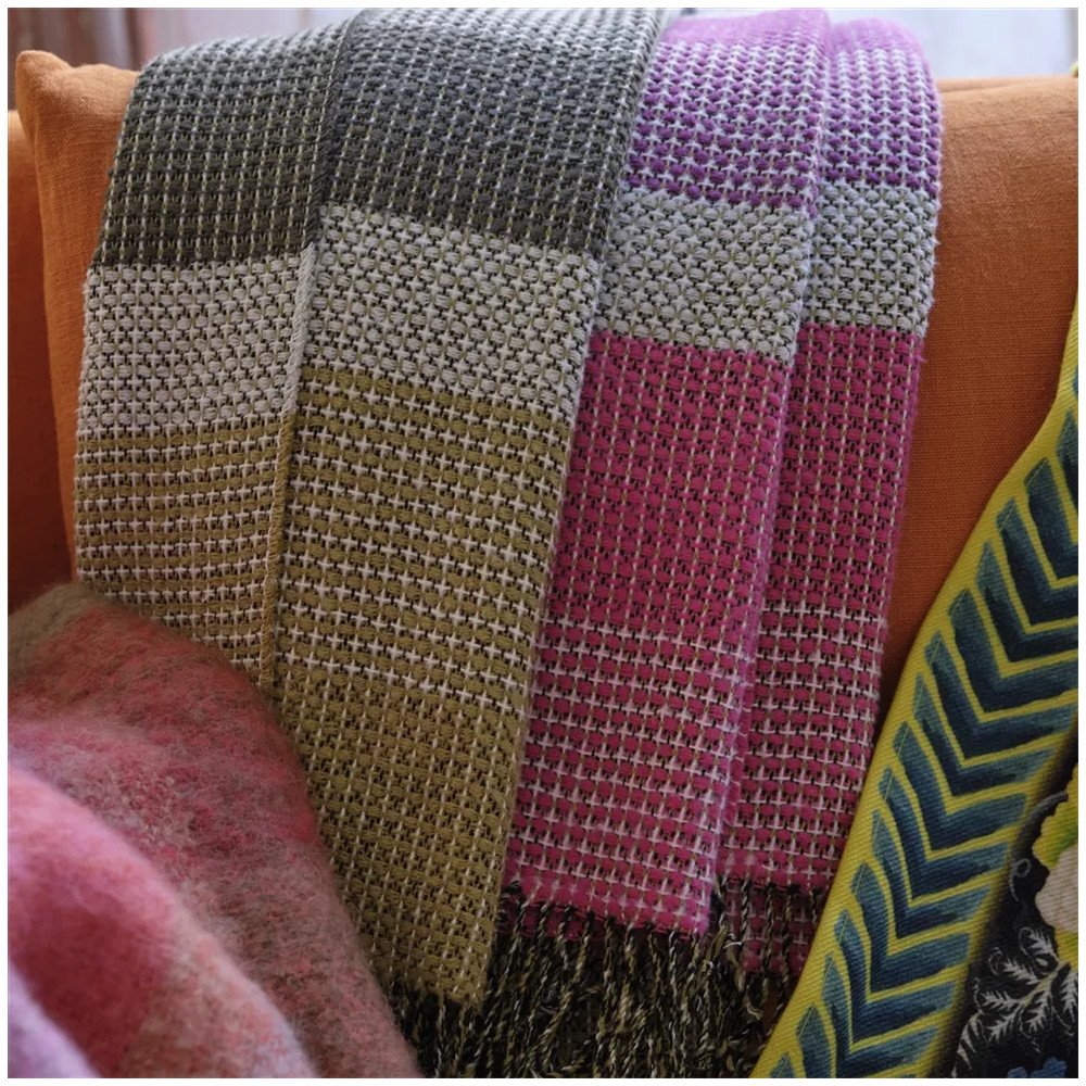 Plaid Montaigne Rosewood, Designers Guild Plaid Montaigne Rosewood, Designers Guild