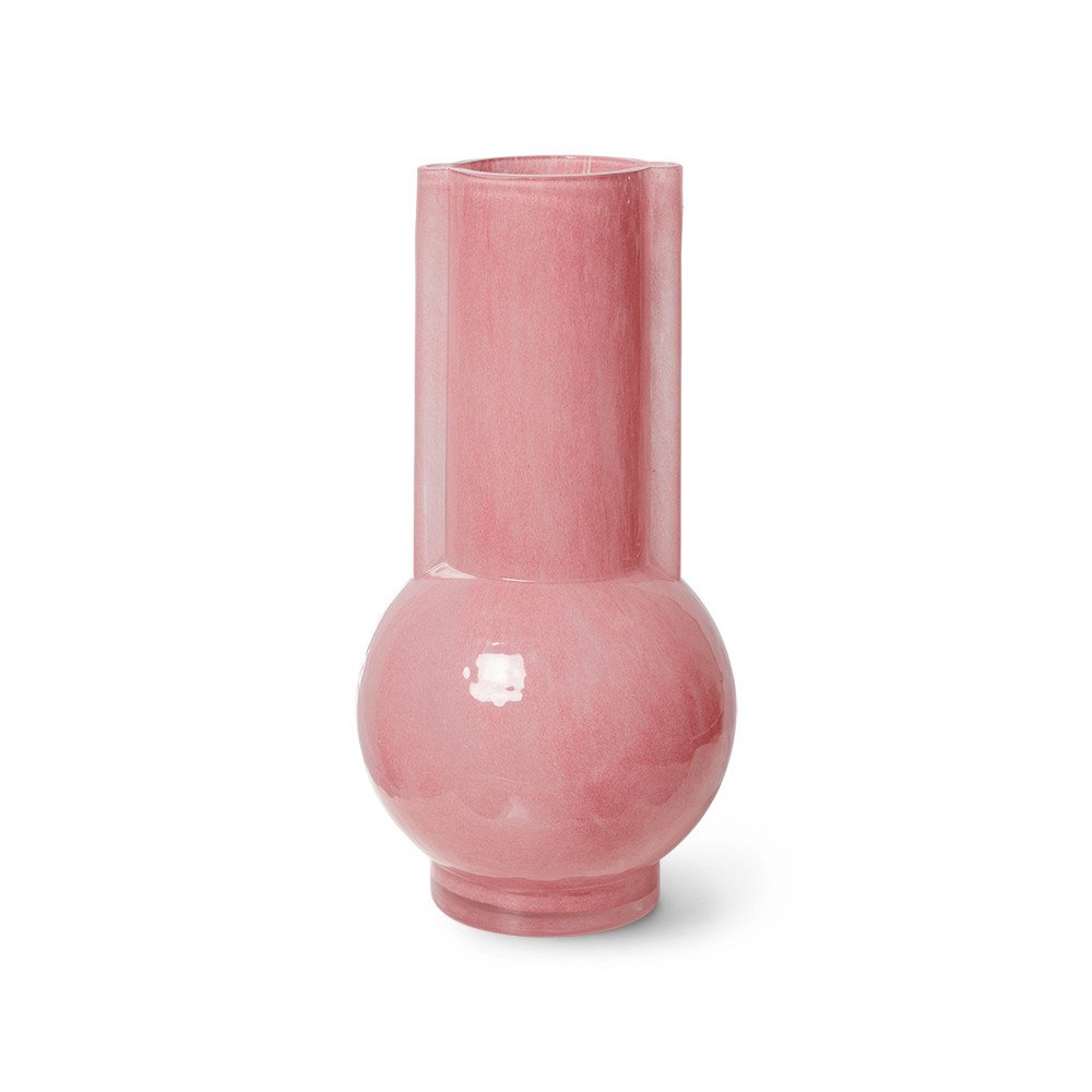 Ceramic ribble, Chrome, Vase, HK Living