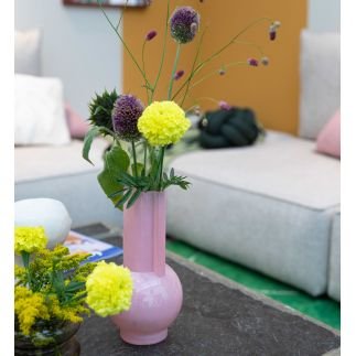 Flamingo Pink, Glass Vase, HK Living