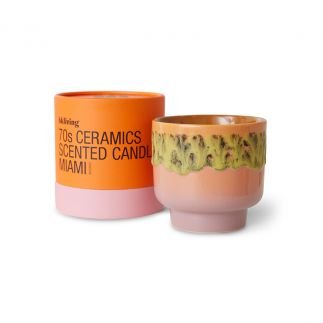 70s ceramics Miami, Bougie parfumée, HK Living
