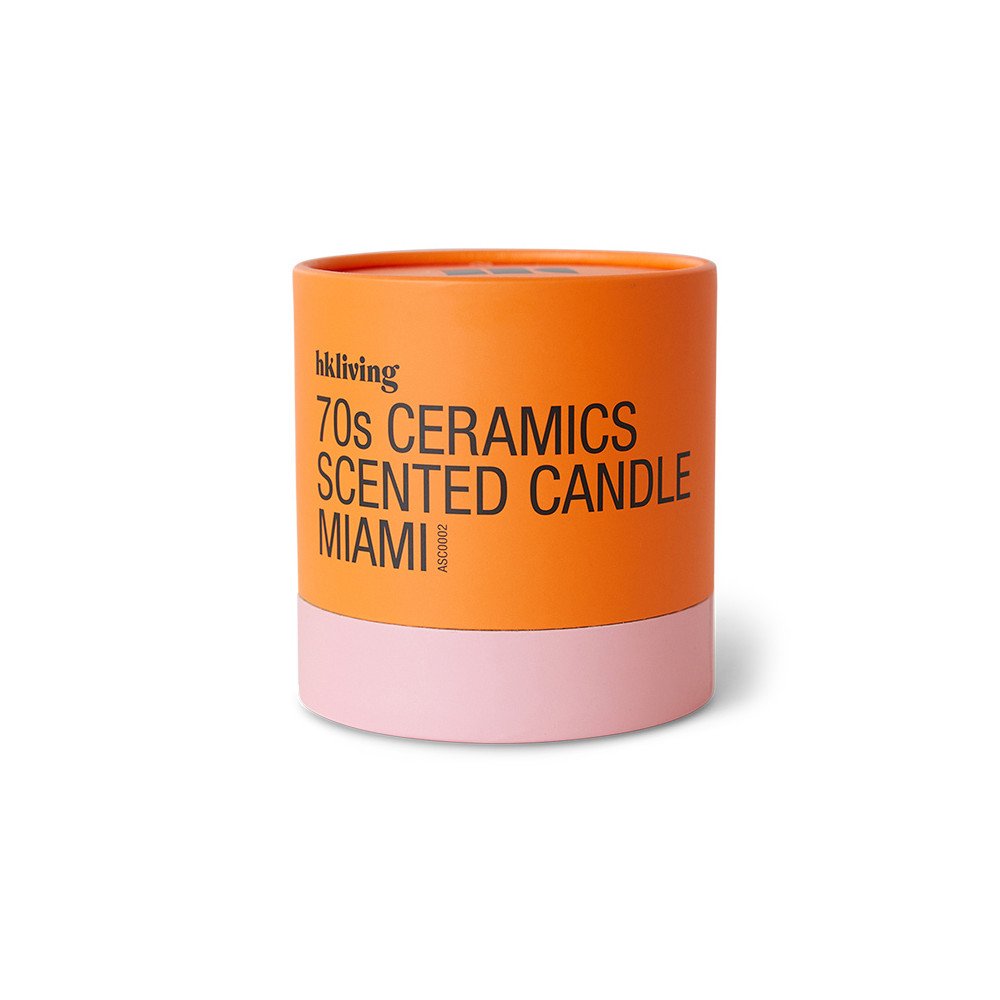 70s ceramics Miami, Bougie parfumée, HK Living 70s ceramics Miami, Bougie parfumée, HK Living