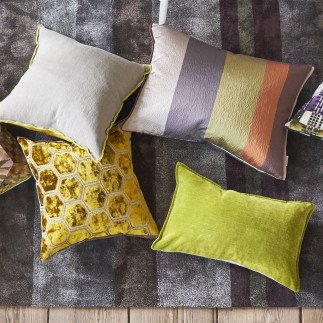 Manipur Ochre, Cushion Designers Guild, 43cmx43cm