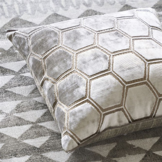 Manipur Oyster, Coussin Designers Guild, 43cmx43cm