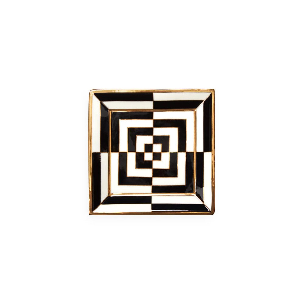 Op'Art, Vide-poche Carré, Jonathan Adler Op'Art, Vide-poche Carré, Jonathan Adler