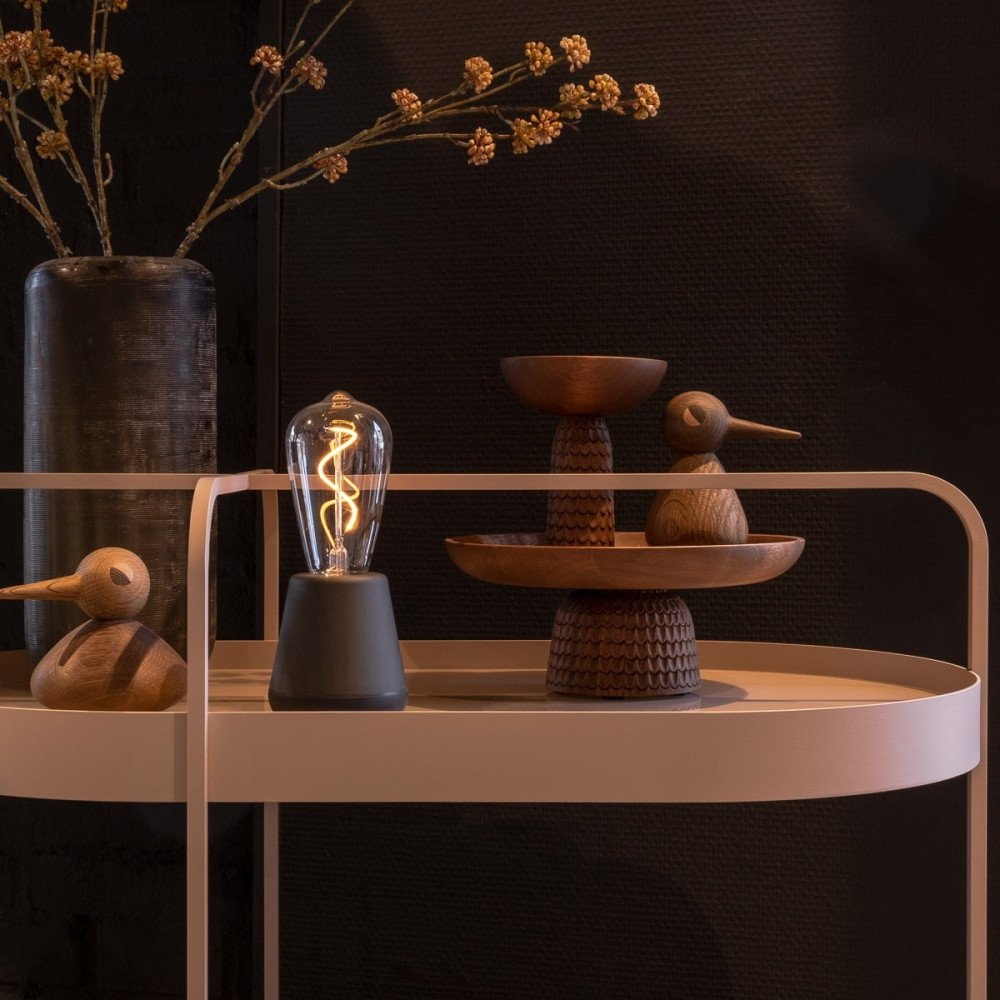 One Black Wood, Lampe led sans fil rechargeable, Humble One Black Wood, Lampe led sans fil rechargeable, Humble