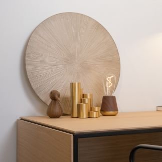 One Noyer, Lampe led sans fil rechargeable, Humble