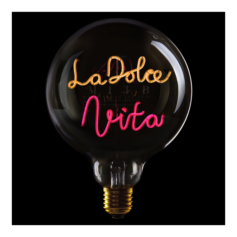 La Dolce Vita, Ampoule à message, MITB La Dolce Vita, Ampoule à message, MITB