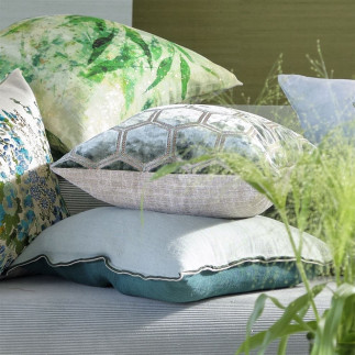 Manipur Silver, Coussin Designers Guild, 43cmx43cm
