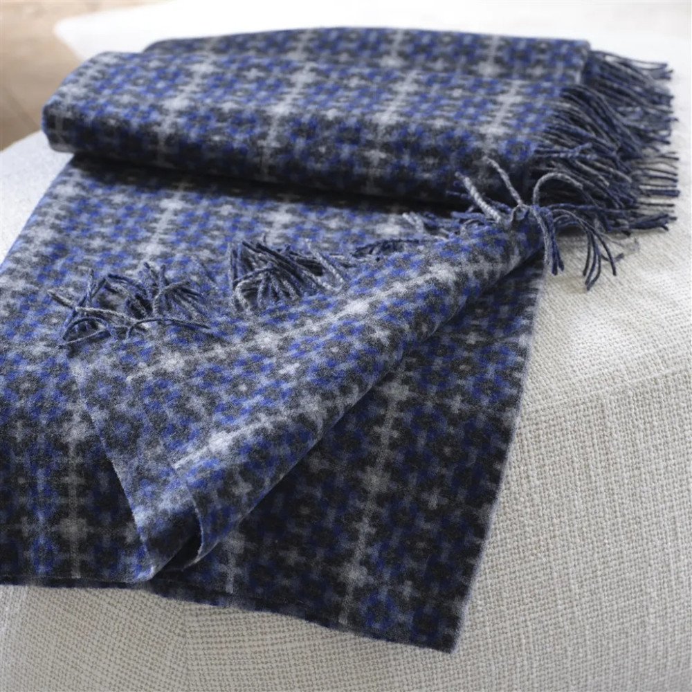 Plaid Pembroke Cobalt, Designers Guild Plaid Pembroke Cobalt, Designers Guild