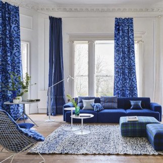 Fontenoy Indigo, Tapis Designers Guild