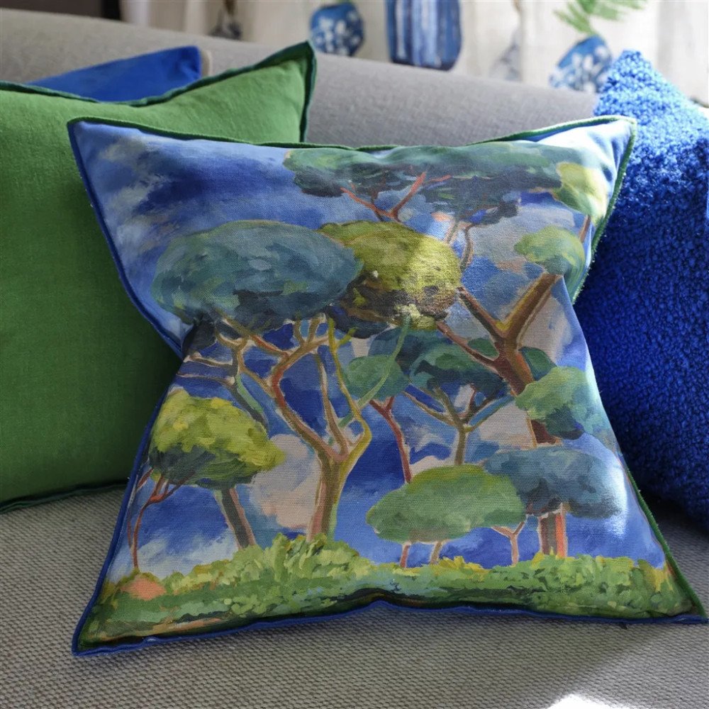 Matsu Cobalt, Coussin, Designers Guild, 50cmx50cm Matsu Cobalt, Coussin, Designers Guild, 50cmx50cm
