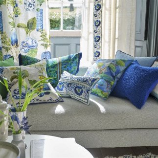 Matsu Cobalt, Cushion, Designers Guild, 50cmx50cm