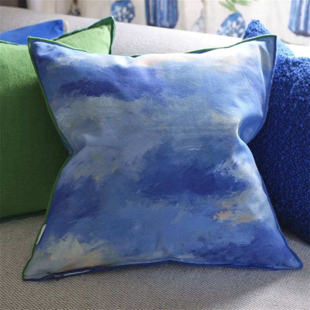 Matsu Cobalt, Coussin, Designers Guild, 50cmx50cm Matsu Cobalt, Coussin, Designers Guild, 50cmx50cm