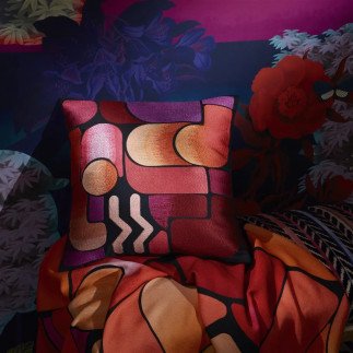 Magenta Graph, Cushion, Christian Lacroix, 45cmx45cm