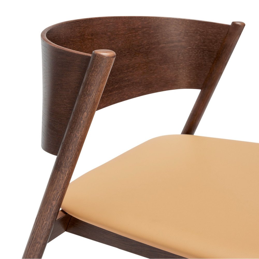 Oblique lounge Marron, Fauteuil, Hübsch Oblique lounge Marron, Fauteuil, Hübsch