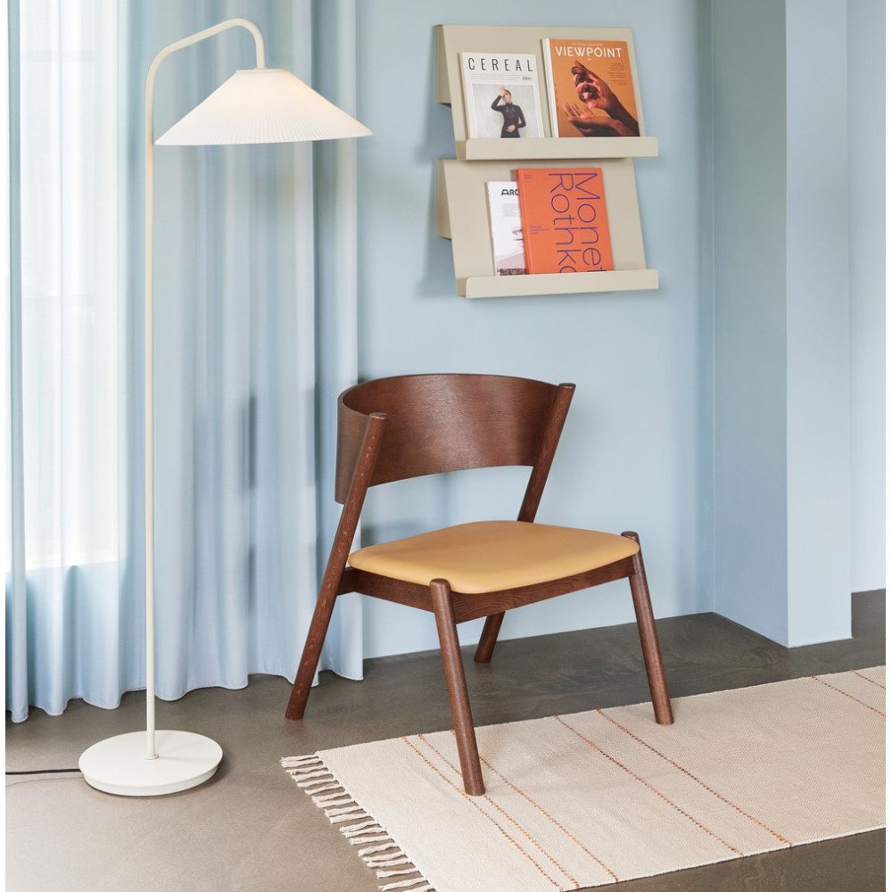 Oblique lounge Marron, Fauteuil, Hübsch Oblique lounge Marron, Fauteuil, Hübsch