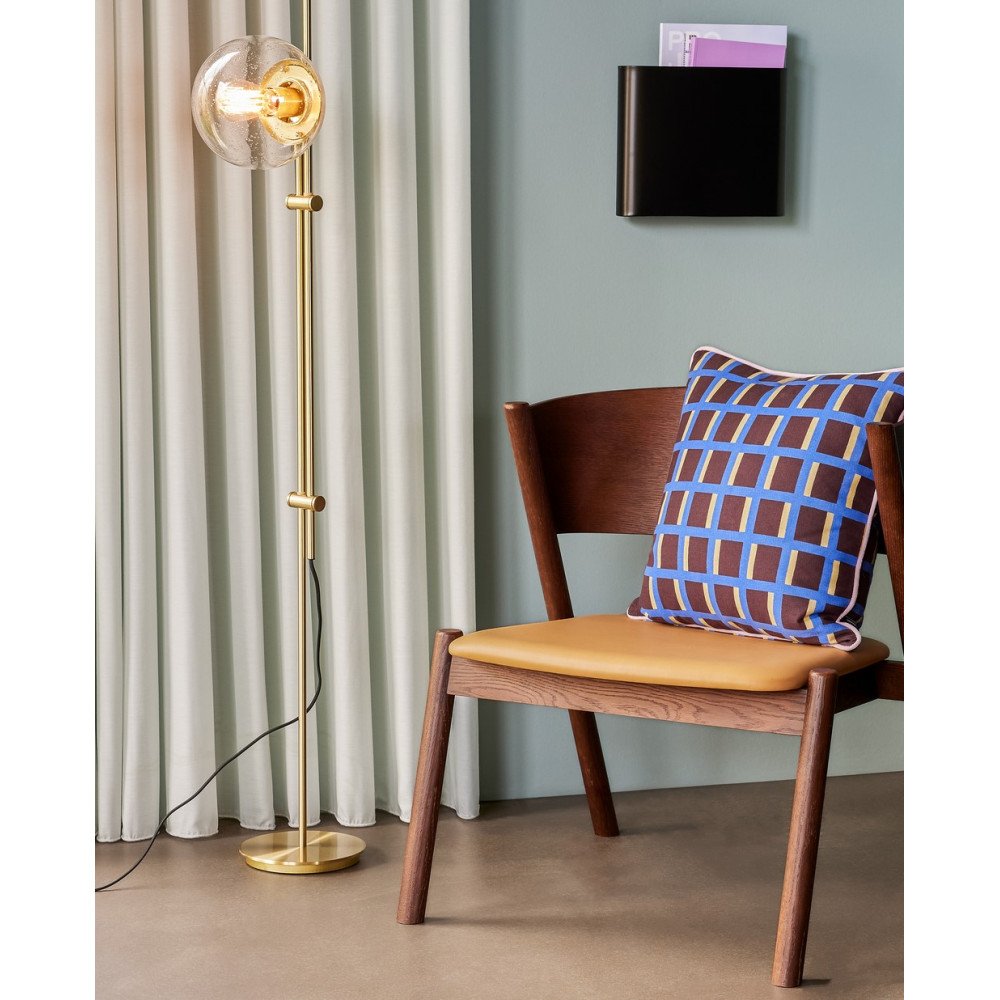 Oblique lounge Marron, Fauteuil, Hübsch Oblique lounge Marron, Fauteuil, Hübsch