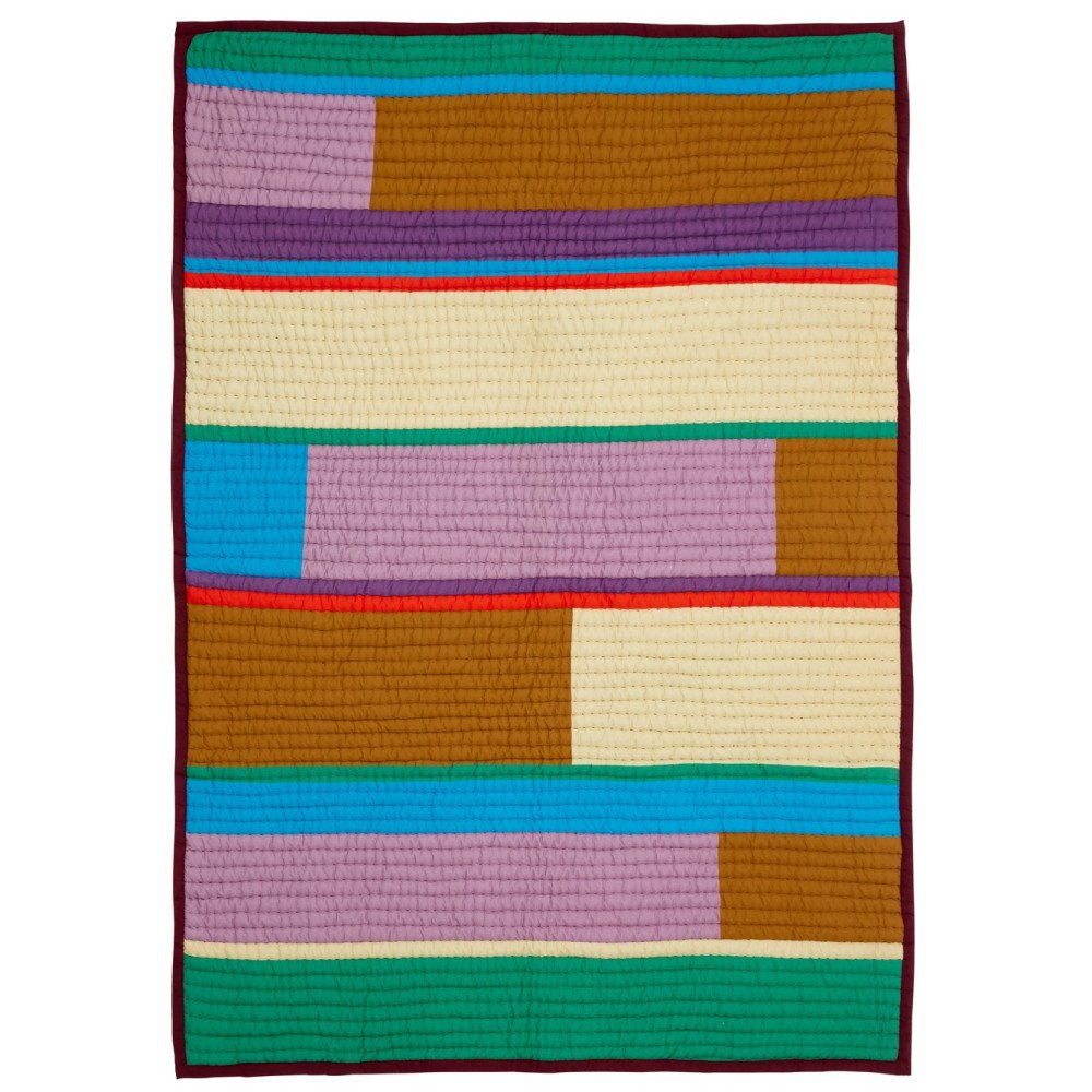 Pavilion Block Burgundy, Plaid ou Jeté de canapé, Designers Guild Pavilion Block Burgundy, Plaid ou Jeté de canapé, Designers Guild