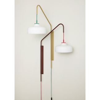Current, Wall Light Red, Hubsch