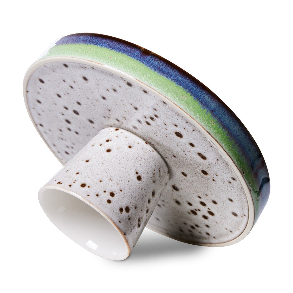 copy ofCoral and Blue ceramic box, collection 70's, HK Living