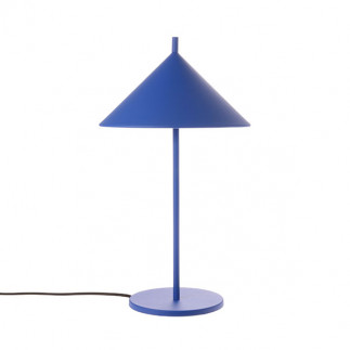 Lampe de table en métal triangle, Coloris Cobalt, Taille M, HK Living