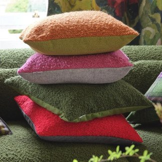 Cormo  Persimmon BOUCLE, Coussin, Designers Guild, 43cm x 43cm  