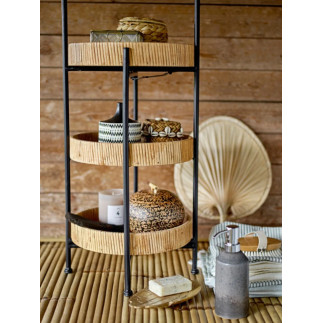 Deva, rattan side table, Bloomingville