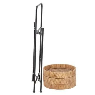 Deva, Table d'appoint en rotin, Bloomingville