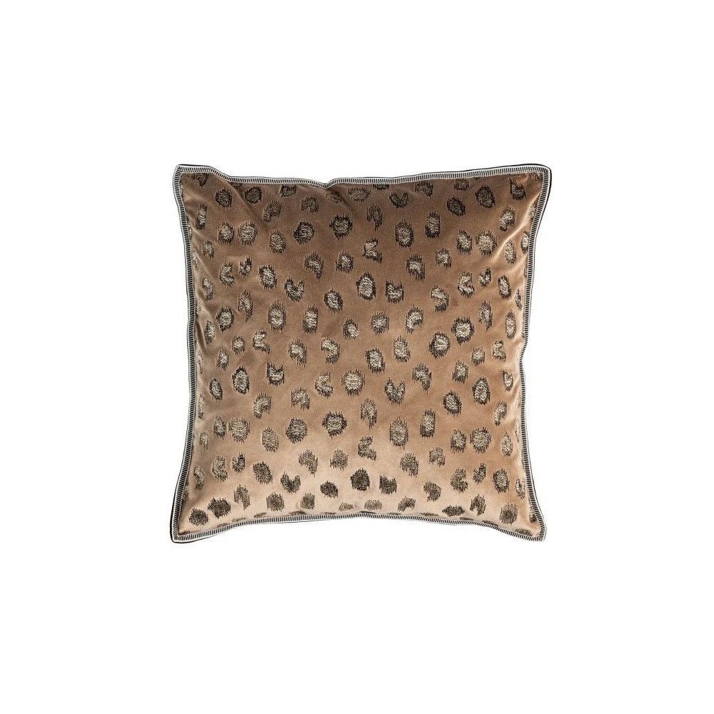 Daim Taupe, Coussin, Casamance, 45cm x 45cm