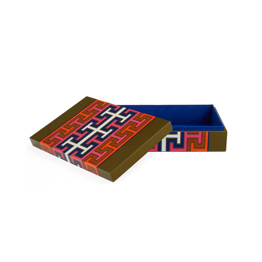 Madrid Small, Lacquered Box, Jonathan Adler