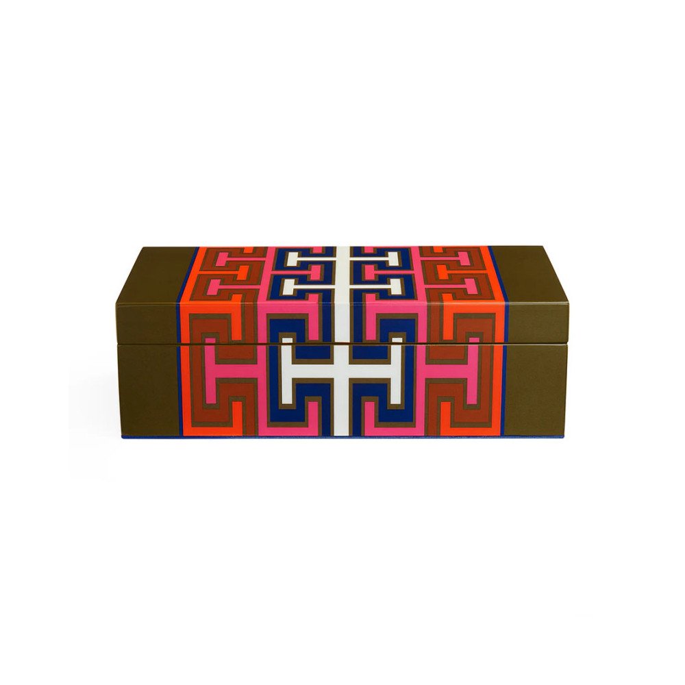 Madrid Small, Lacquered Box, Jonathan Adler