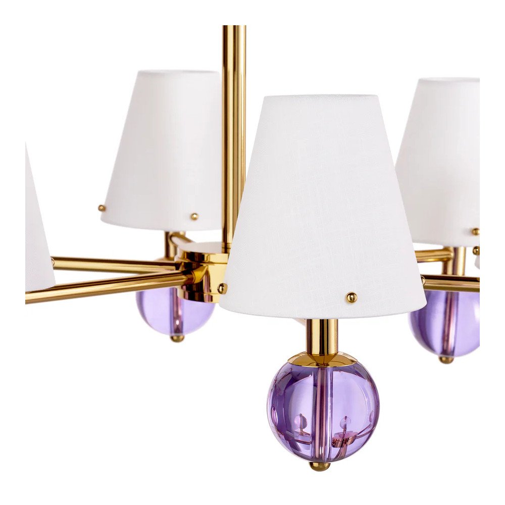 Belvedere Six Light Chandelier, Lustre, Jonathan Adler Belvedere Six Light Chandelier, Lustre, Jonathan Adler