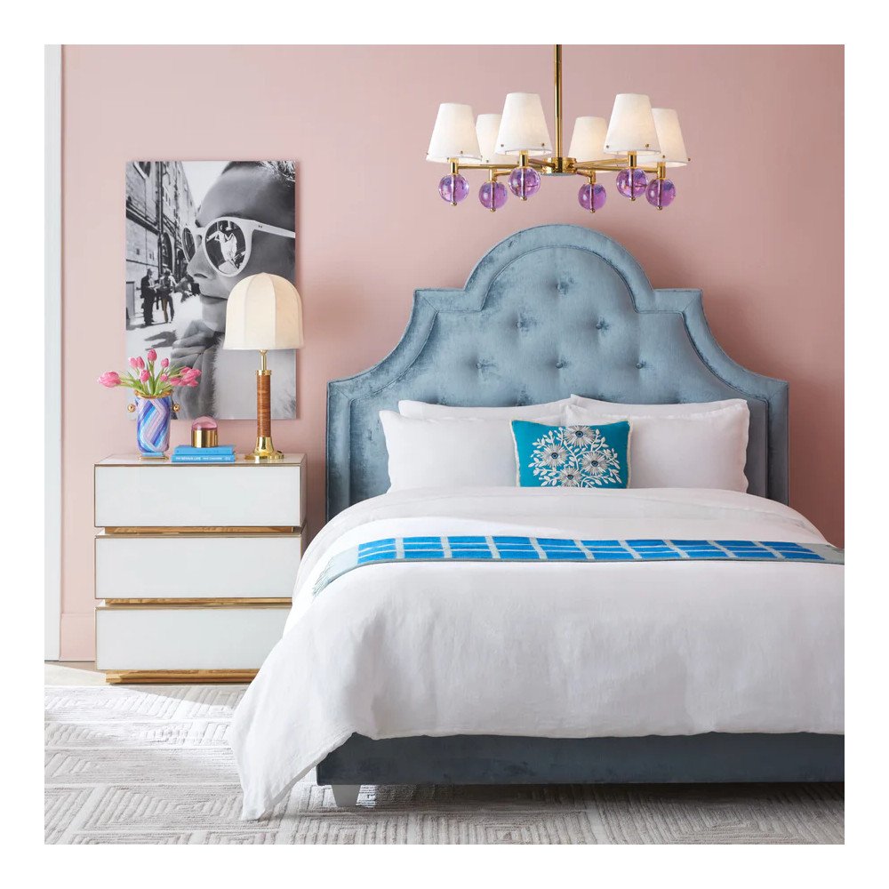Belvedere Six Light Chandelier, Lustre, Jonathan Adler Belvedere Six Light Chandelier, Lustre, Jonathan Adler