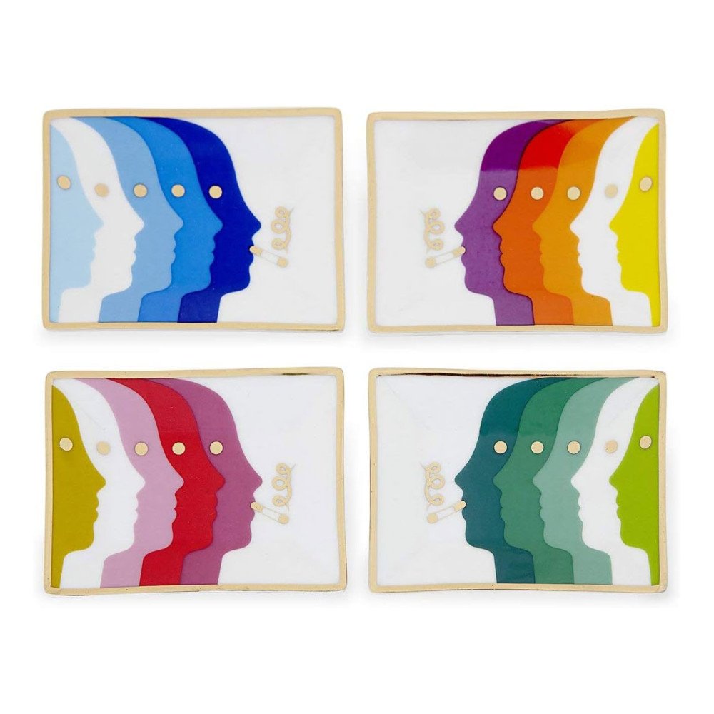 Atlas, Ensemble de 4 mini Vide-poches, Jonathan Adler Atlas, Ensemble de 4 mini Vide-poches, Jonathan Adler