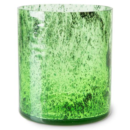 Cheetah Glass, Vase M, HK Living