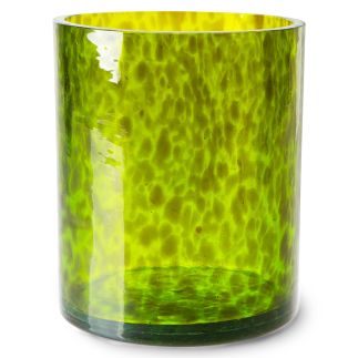 Cheetah Glass, Vase L, HK Living