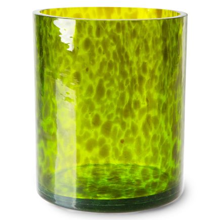 Cheetah Glass, Vase L, HK Living