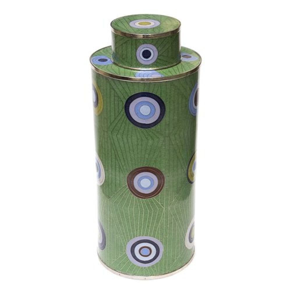 Pot à thé en cloisonné Green Circles, Fabienne Jouvin Pot à thé en cloisonné Green Circles, Fabienne Jouvin