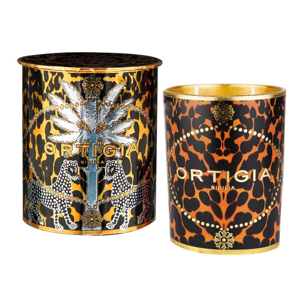 Ambra Nera, Bougie parumée Large, Ortigia Ambra Nera, Bougie parumée Large, Ortigia