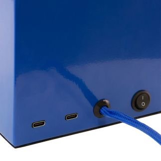 Bob 14, Bleu,  Lampe de Table, Globen Lighting (avec son Ampoule)