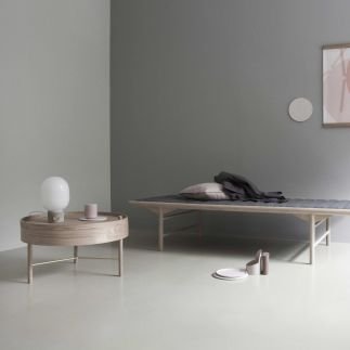 JWDA Light Grey Concrete, Lampe de table avec variateur , Audo