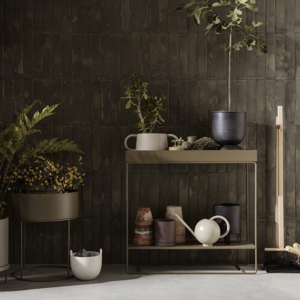 Plant Box Black, Jardinière / Table d'appoint, Ferm Living Plant Box Black, Jardinière / Table d'appoint, Ferm Living